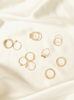 Star Statement Ring Set - ARULA