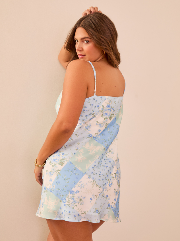 Annie Satin Floral Mini Detail 5 - ARULA