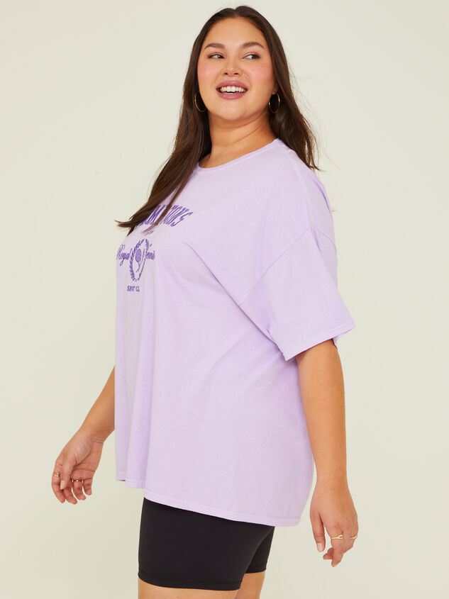 Hamptons Sports Club Oversized Tee Detail 4 - ARULA