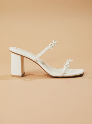 Wendy Double Bow Kitten Heels - ARULA
