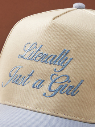 Literally Just A Girl Baseball Cap - ARULA