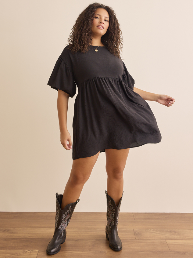 Leah Puff Sleeve Mini Dress - ARULA