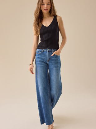 Anna Ribbed Tank Top - ARULA