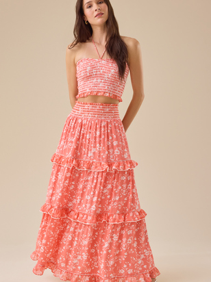Roan Floral Skirt - ARULA