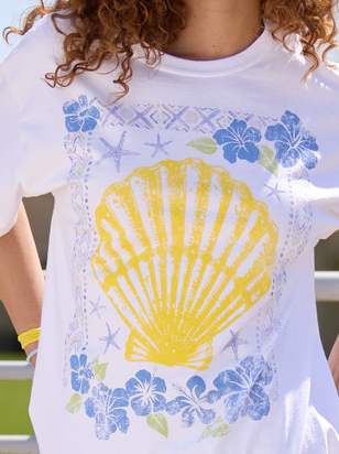 Seashell Oversized Tee - ARULA