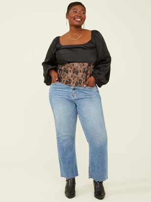 Farah Lace Corset Top - ARULA