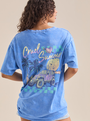 Cruel Summer Oversized Tee - ARULA