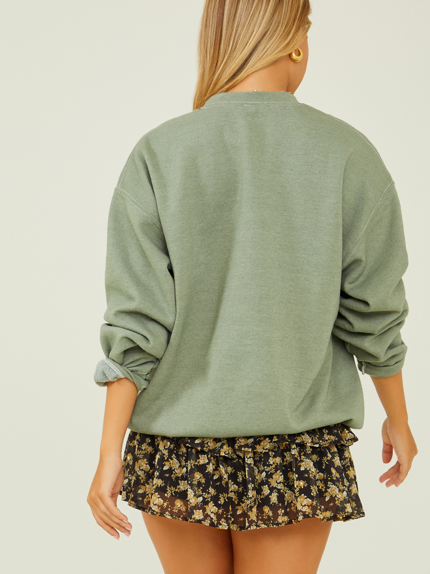 Dark mint best sale green sweatshirt