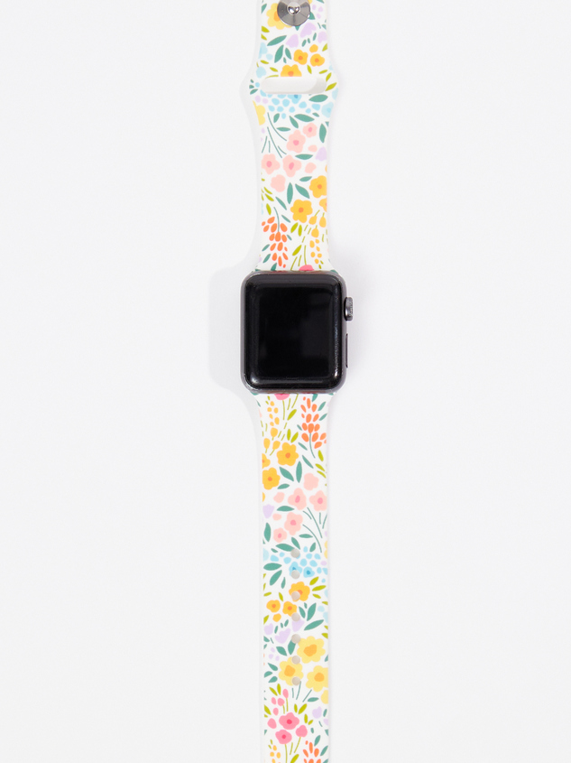 Floral Smart Watch Band Detail 2 - ARULA