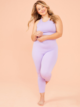 Seamless Ribbed Leggings - ARULA