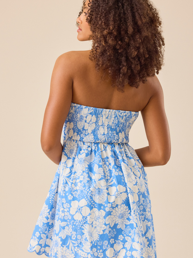 Jenna Strapless Mini Dress Detail 6 - ARULA
