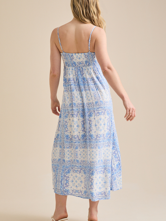 Fabi Floral Maxi Dress Detail 5 - ARULA