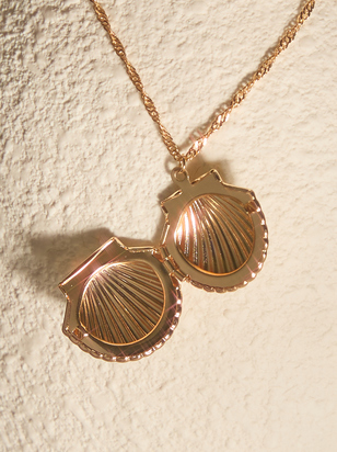 Shell Locket Necklace - ARULA