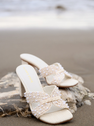 Tiara Pearl Heels - ARULA