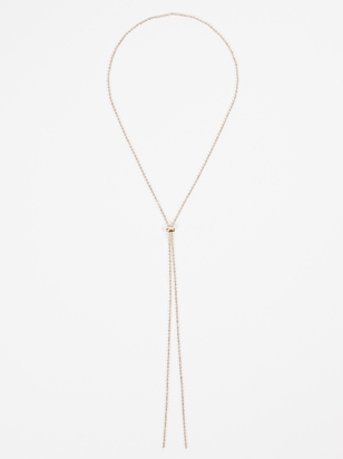 Adjustable Rhinestone Necklace - ARULA