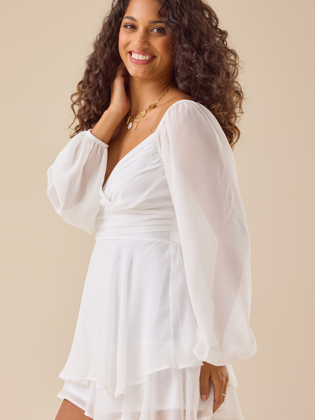 Lainey Double Layered Romper Detail 3 - ARULA