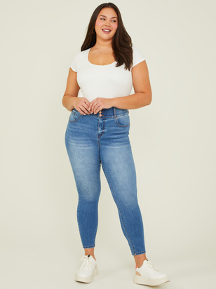 Live In 3 Button Jeans - ARULA