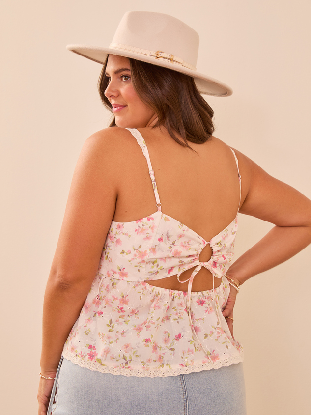 Irelynn Floral Babydoll Top Detail 2 - ARULA