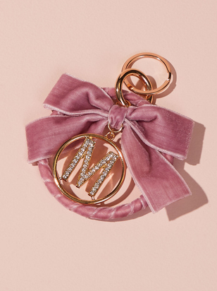 Velvet Monogram Keychain - M - ARULA