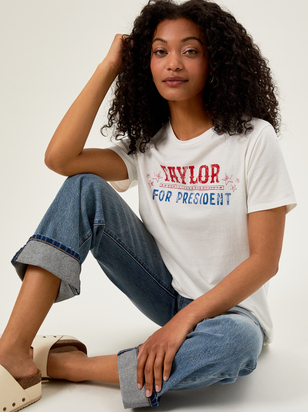 Taylor For President Graphic Tee - ARULA