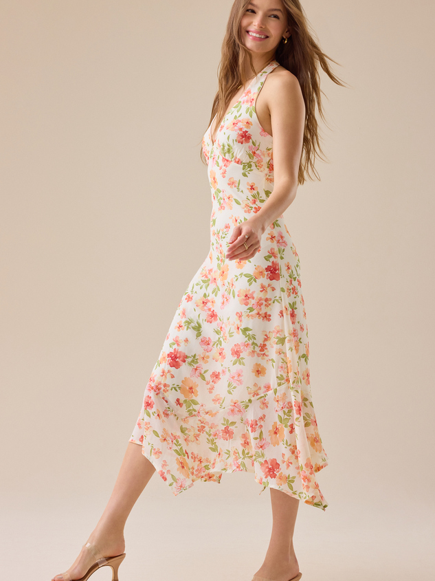 Georgia Floral Maxi Dress Detail 3 - ARULA