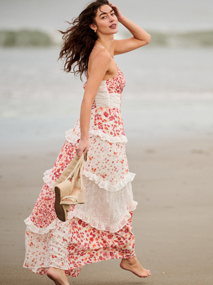 Adernlia Floral Maxi Dress - ARULA - 