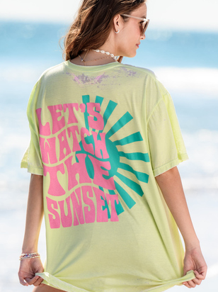 Let's Watch The Sunset Graphic Tee - ARULA