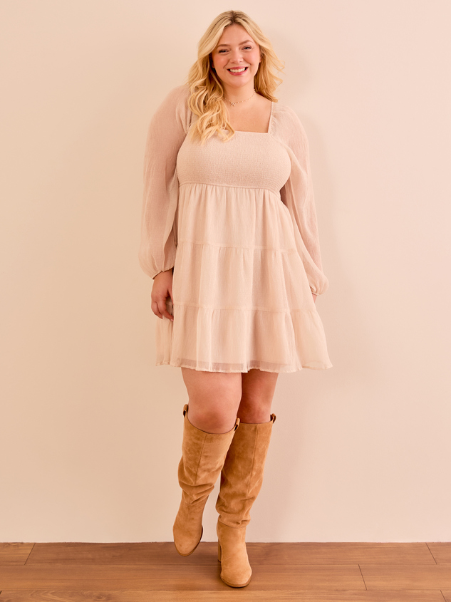 Logan Tiered Mini Dress - ARULA