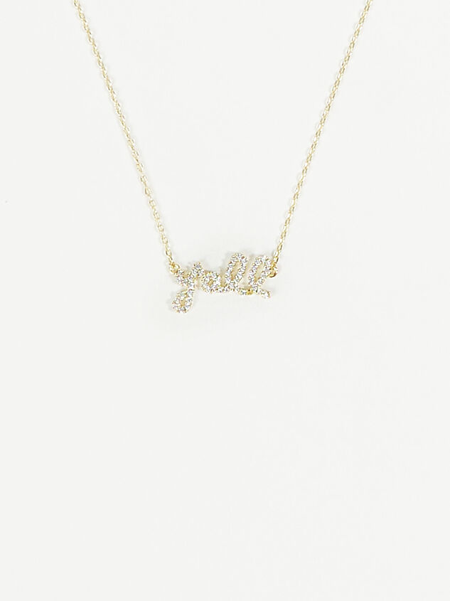 18k Gold Y'all Necklace - ARULA