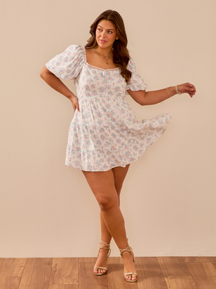 Noah Floral Babydoll Dress - ARULA - 