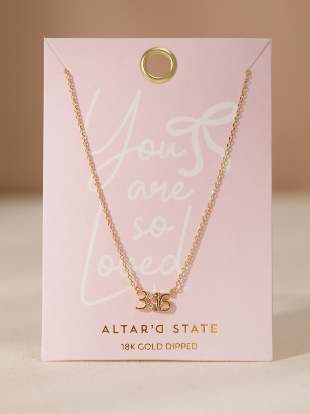 So Loved John 3:16 Necklace - ARULA