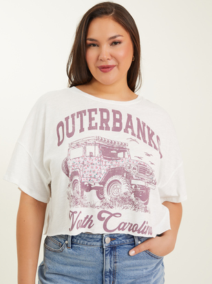 Outer Banks Cropped Tee - ARULA
