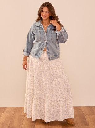 Hadley Floral Midi Skirt - ARULA - 