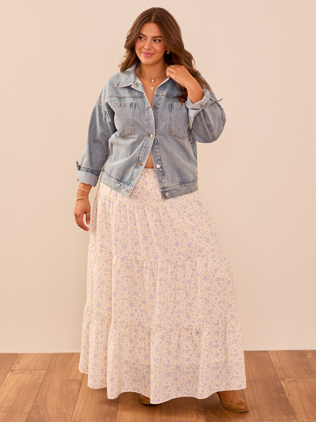 Hadley Floral Midi Skirt - ARULA