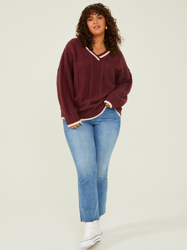 Blake Varsity Sweater Detail 3 - ARULA
