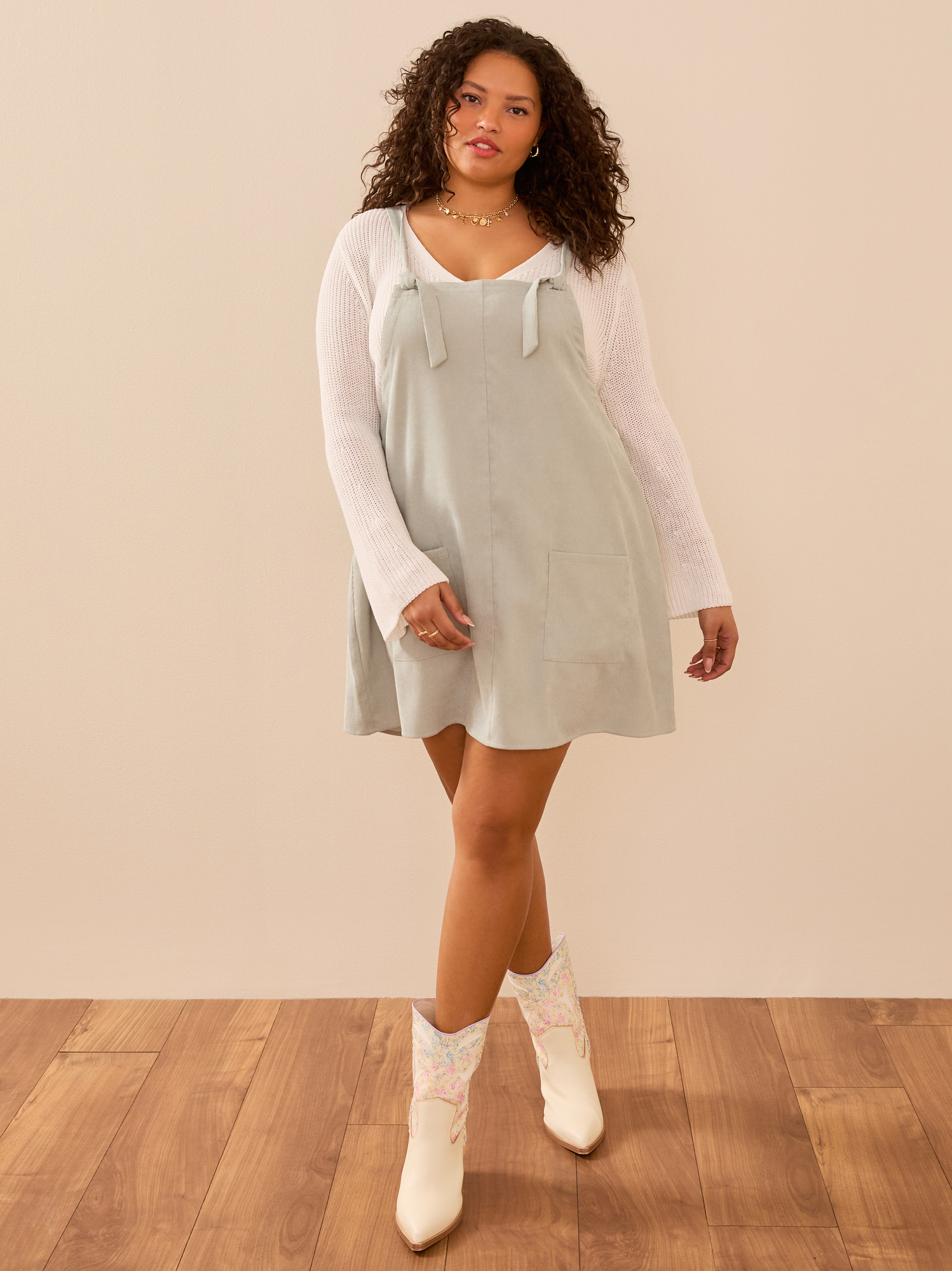 Wren Skirtall in Gray | Arula
