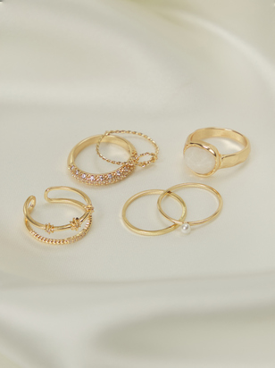 Glitz Ring Set - ARULA - 