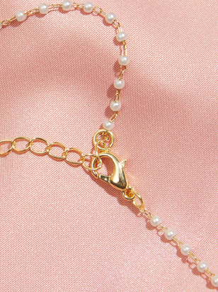 Pearl Chain Seashell Necklace - ARULA