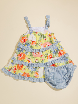 Emma Ruffle Dress and Bloomer Set - ARULA