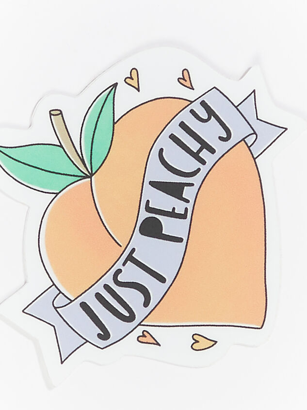 Just Peachy Sticker Detail 2 - ARULA