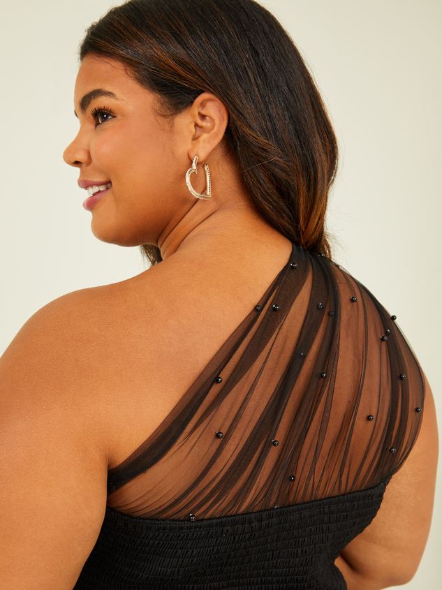 Vivienne Tulle Maxi Dress Detail 5 - ARULA