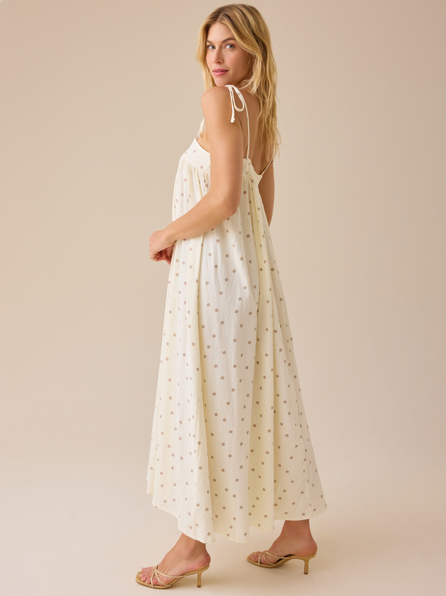 Laura Dot Mama Dress Detail 4 - ARULA