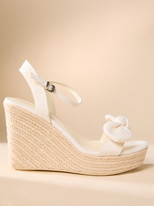 Cassia Bow Wedges - ARULA