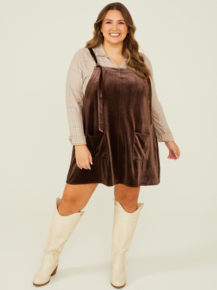 Leighton Velvet Skirtall - ARULA