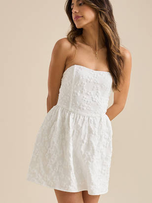 Emberly Strapless Mini Dress - ARULA - 