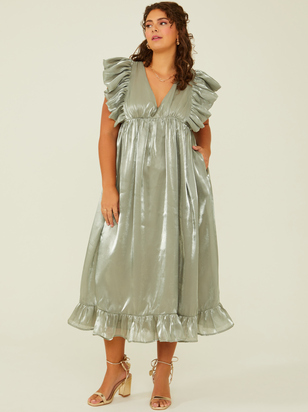 Monica Shimmer Maxi Dress - ARULA