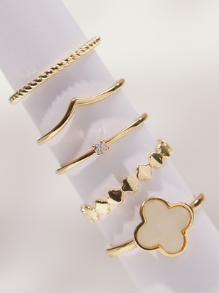 Clover Ring Set - ARULA - 