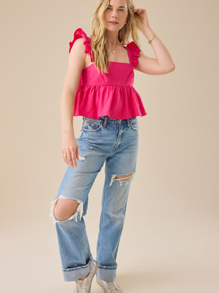 Betsy Bow Back Babydoll Tank - ARULA