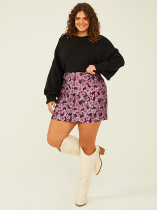 Xandra Brocade Skirt - ARULA