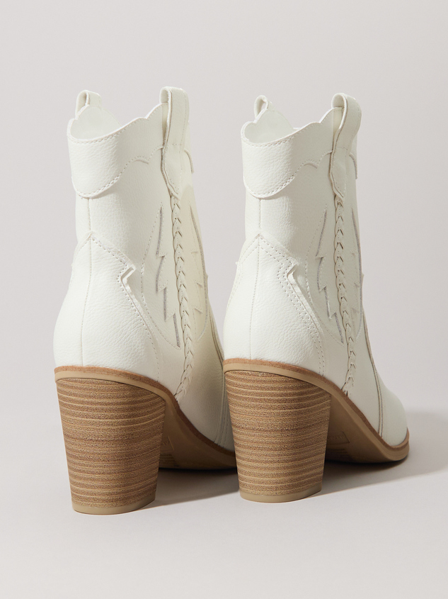 Laina Braided Western Bootie Detail 3 - ARULA